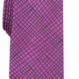 Alfani Men's Slim Abstract Tie Purple Size Regular