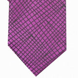 Alfani Men's Slim Abstract Tie Purple Size Regular