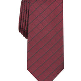 Alfani Men's Slim Grid Tie  Pink Size Regular