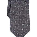 Tasso Elba Men's Classic Neat Silk Tie Black Size Regular