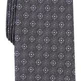 Tasso Elba Men's Classic Neat Silk Tie Black Size Regular