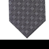 Tasso Elba Men's Classic Neat Silk Tie Black Size Regular