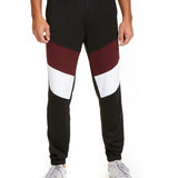 Ideology Men's Colorblocked Track Pants Black Size 2XL