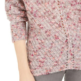 Style & Co Women's V-Neck Dolman-Sleeve Sweater Pink Medium