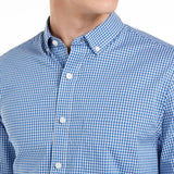 Club Room Men's Micro Check Shirt Navy Size Medium