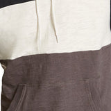 Sun + Stone Men's Colorblocked Hoodie Black Size Small