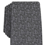 Alfani Men's Slim Geo Tie Black Size Regular