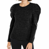 INC International Concepts Women's Puff-Sleeve Sweater Black Size X-Large