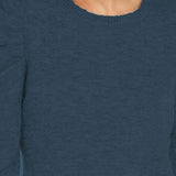 INC International Concepts Women's Puff-Sleeve Sweater Navy Size XX-Large