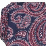Tasso Elba Men's Paisley Silk Tie Red Size Regular