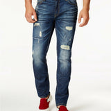 American Rag Men's Riverview Wash Distressed Slim Stretch Size 32x30