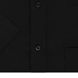 Arrow Men's Fitted Spread-Collar Dress Shirt Black Size 32X33