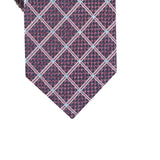 Perry Ellis Men's Edale Grid Silk Tie Red Size Regular