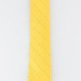Perry Ellis Men's Burr Classic Geo Grid Tie Yellow Size Regular