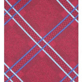 Perry Ellis Men's Denner Classic Plaid Tie Red Size Regular