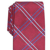 Perry Ellis Men's Denner Classic Plaid Tie Red Size Regular