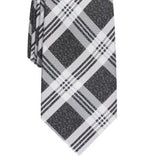 Perry Ellis Men's Duxbury Plaid Tie Black Size Regular
