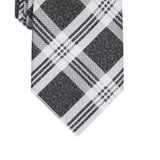 Perry Ellis Men's Duxbury Plaid Tie Black Size Regular