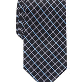 Perry Ellis Men's Elmdale Grid Tie Black Size Regular