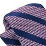 Perry Ellis Men's Brookford Stripe Tie Pink Size Regular