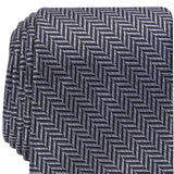 Perry Ellis Men's Savin Herringbone Tie Black Size Regular