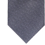 Perry Ellis Men's Savin Herringbone Tie Black Size Regular