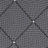 Perry Ellis Men's Burr Classic Geo Grid Tie Gray One Size