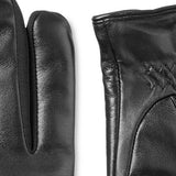 Isotoner Men's Leather Sleek Heat Leather Gloves Black Size Large