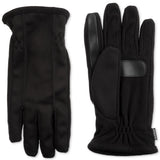 Isotoner Signature Men's Stretch smarTouch Gloves Black Size Large
