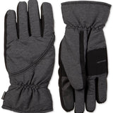 Isotoner Signature Men's Sleek Heat Waterproof Gloves Black Size Large