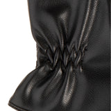 Isotoner Signature Men's Sleekheat Faux Nappa Gloves Black Size X-Large
