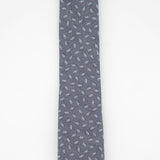 Michael Kors Men's Classic Tossed Pine Silk Twill Tie Gray Size Regular