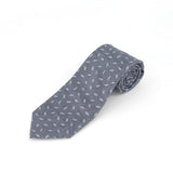 Michael Kors Men's Classic Tossed Pine Silk Twill Tie Gray Size Regular