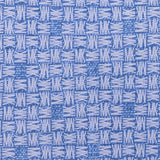 Michael Kors Men's Classic Crosshatch Logo Silk Twill Tie Navy Size Regular