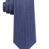 Michael Kors Men's Small Optical Geometric Tie Blue Size Regular