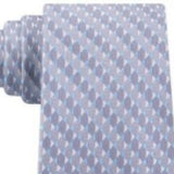 Michael Kors Men's Mirrored Circles Tie Blue Size Regular
