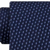 Michael Kors Men's Shadowed Geo Diamond Tie Blue Size Regular