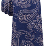 Michael Men's Kors Paisley Neck Tie Navy Size Regular