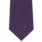 Tommy Hilfiger Men's Small Parrot Silk Tie Navy Size Regular