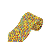 Tommy Hilfiger Men's Small Parrot Silk Tie Yellow Size Regular
