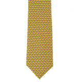Tommy Hilfiger Men's Small Parrot Silk Tie Yellow Size Regular