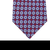 Tommy Hilfiger Men's Classic Snowflake Neat Silk Twill Tie Red Size Regular