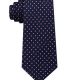 Tommy Hilfiger Men's Pin Dot Silk Tie Pink Size Regular