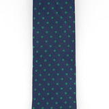 Tommy Hilfiger Men's Mont Classic Dot Stripe Tie Green Size Regular