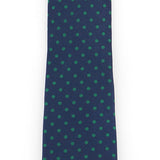 Tommy Hilfiger Men's Mont Classic Dot Stripe Tie Green Size Regular