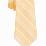 Tommy Hilfiger Men's Flatiron Stripe Tie Yellow Size Regular
