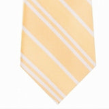 Tommy Hilfiger Men's Flatiron Stripe Tie Yellow Size Regular