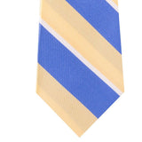 Tommy Hilfiger Men's Bright Medium Stripe Tie Yellow Size Regular
