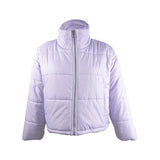 Celebrity Pink Juniors' Cropped Puffer Coat Lila Size Medium