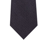 Calvin Klein Men's Classic Metallic Solid Tie Black Size Regular